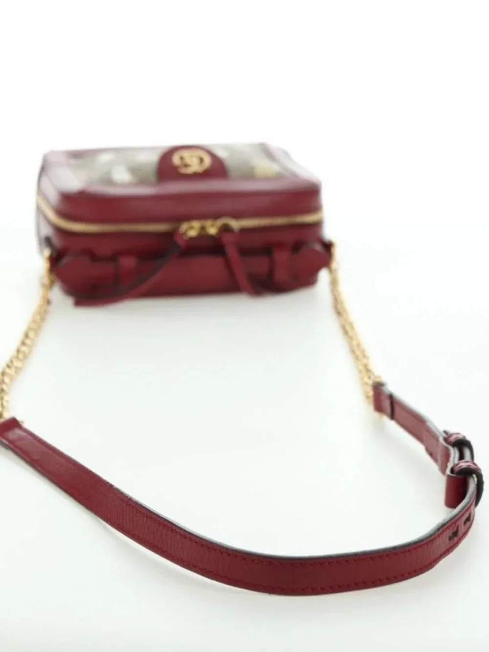 GUCCI Micro GG Supreme Doraemon Collaboration Bag PVC Beige 655596 Auth YKZ1361M